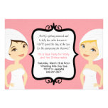 Spa Bridal Party Invitation