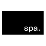 Spa Business Card