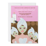 SPA Girls PARTY Birthday or Bridal Shower 5x7