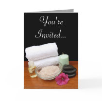 Spa/Massage/Pedicure Salon Scene Black/Colour