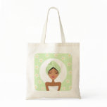 Spa or beauty salon relaxation bag with plumeria
