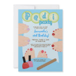 SPA PEDICURE Pedi Party Invitation 5x7