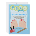 SPA PEDICURE Pedi Party Invitation 5x7
