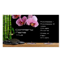 SPA, Wellness Business Card Template