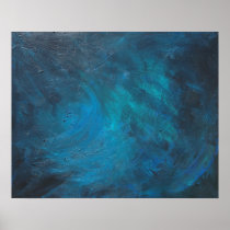 Space Abstract Art Poster