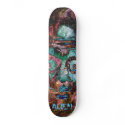 Space Alien Nebula Punk board skateboards