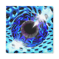 Space Auge Kühlschrankmagnet