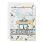 Space Baby Card 2 invitations