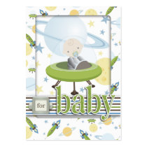 Space Baby Gift Tag B Business Cards