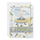 Space Baby Invitation Card