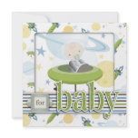 Space Baby Square B invitations