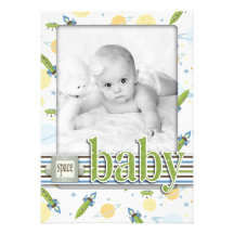 Space Baby TY Card 2 Custom Announcement