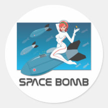 Space Bomb Stickers