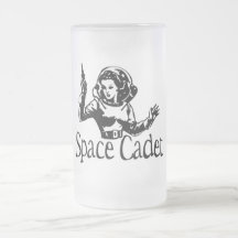 Space Cadet Black & White Mug