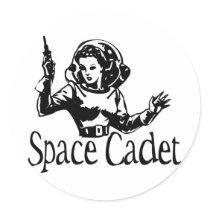 Space Cadet Black & White