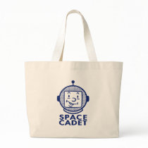 SPACE CADET - Blue Canvas Bag