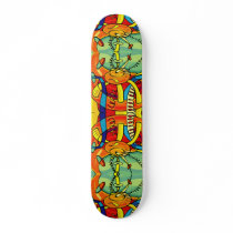 SPACE CADET LANDING CUSTOM SKATE BOARD