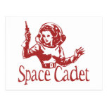 Space Cadet Red Post Cards