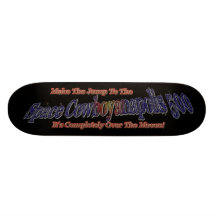 Space Cowboyanapolis 5oo-Completely Over The Moon! Skate Board