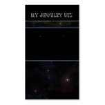 Space Earring Cards Business Card Template