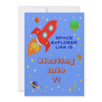 Space Explorer 5x7 Invitation