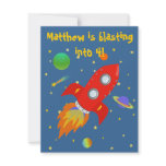 Space Explorer small Invitation