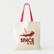 Space is Ace Canvas Bag