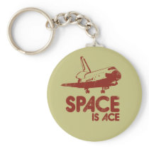 Space is Ace Key Chain