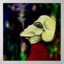 "Space is Full of Smoke..." Print