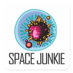Space Junkie Asteroid stickers