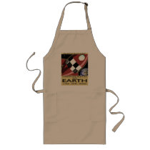 Space Liner Advertisement Aprons
