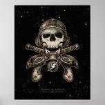 Space Pirate (rayguns) poster (16x20")