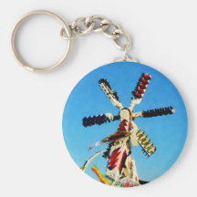 Space Racer in Distance Keychain