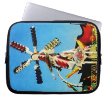 Space Racer in Distance Laptop Sleeve
