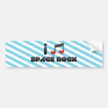 Space Rock fan Bumper Sticker