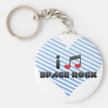 Space Rock fan Key Chain