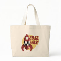 Space Rocket Tote Bag