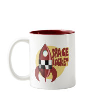 Space Rocket Coffee Mug