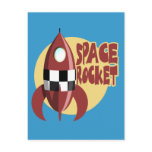 Space Rocket postcards