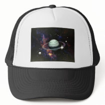 Space, Saturn Rings & Moons