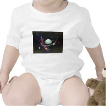 Space, Saturn Rings & Moons Tshirts
