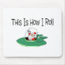 Space Ship Santa Mousepad