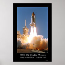 Space Shuttle Atlantis Blast-off – October 7, 2002 Posters
