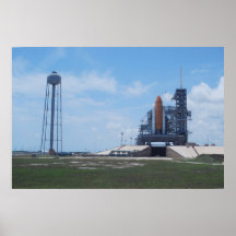 Space Shuttle Atlantis Canvas Poster