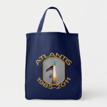 Space Shuttle Atlantis Final Lift Off Photo Bags