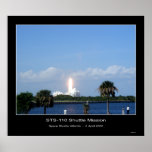 Space Shuttle Atlantis Lift-off–April 8, 2002 posters