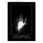 Space Shuttle Atlantis Lift-off – March 22, 1996 Greeting Card