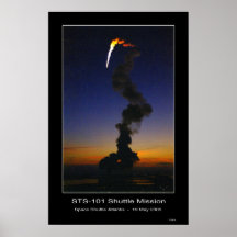 Space Shuttle Atlantis Lift-off – May 19, 2000 Poster
