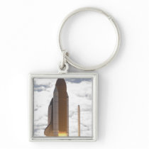 Space Shuttle Atlantis lifts off 16 Keychain