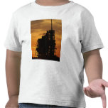 Space Shuttle Atlantis on the launch pad t-shirts